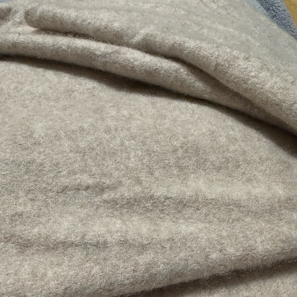 GARNET HILL CASHMERE Women's PETITE Tan Wide-Leg Pants - Picture 5 of 8